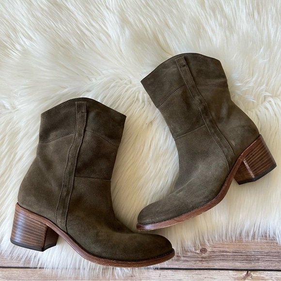 Alberto Fermani Suede Leather Boots Sz 38/7.5 Made In Italy - Picture 6 of 10